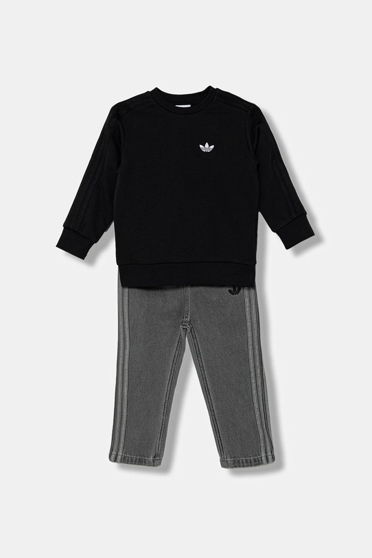 Комплект для немовлят adidas Originals тканина чорний JY3545