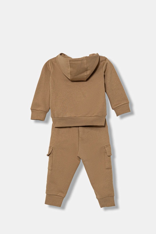 Βρεφική φόρμα adidas Originals JY4868 καφέ AW25