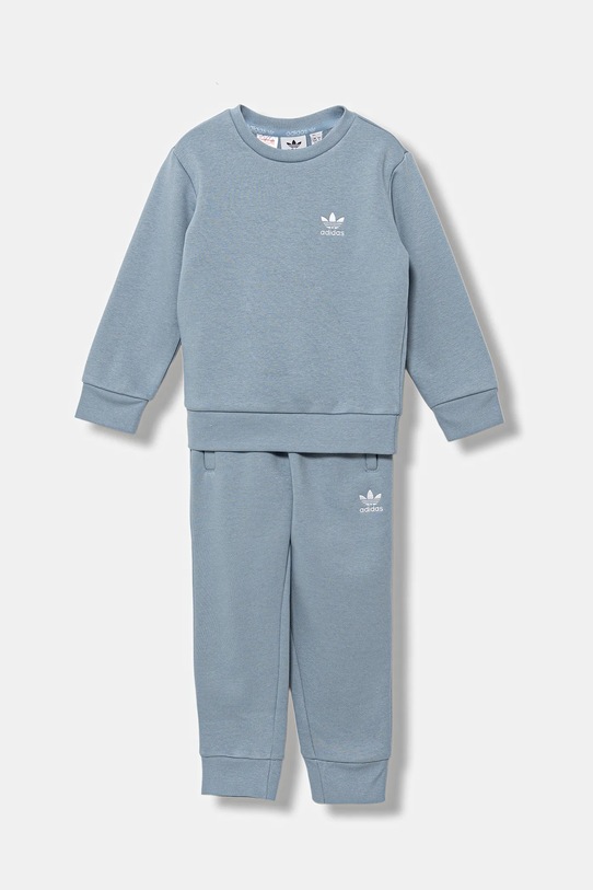 Dětská tepláková souprava adidas Originals nášivka modrá JY4870