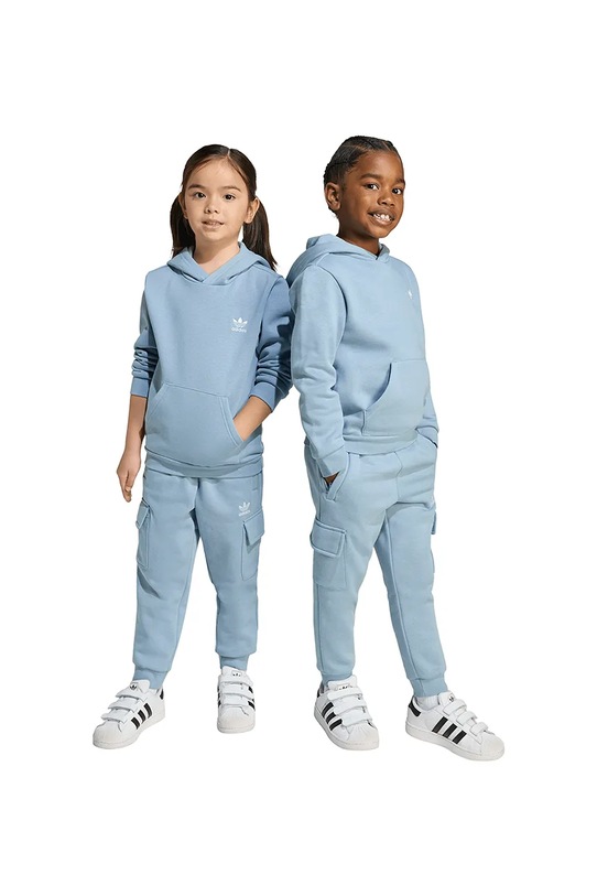 adidas Originals trening copii tricotaj albastru JY4876
