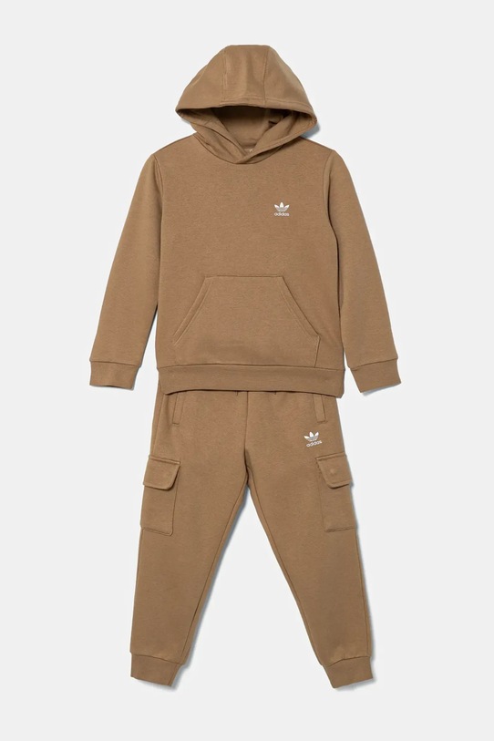 Otroška trenirka adidas Originals Pletenina zelena JY4878