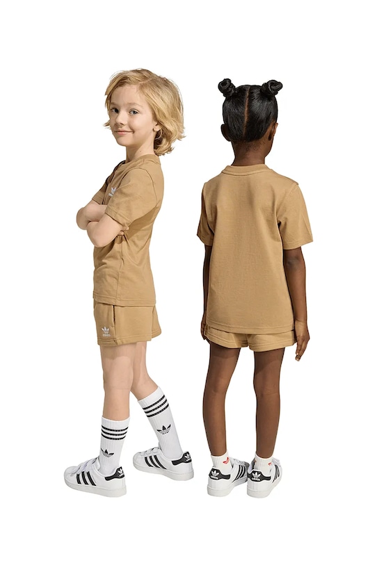 Detská bavlnená súprava adidas Originals JY4879