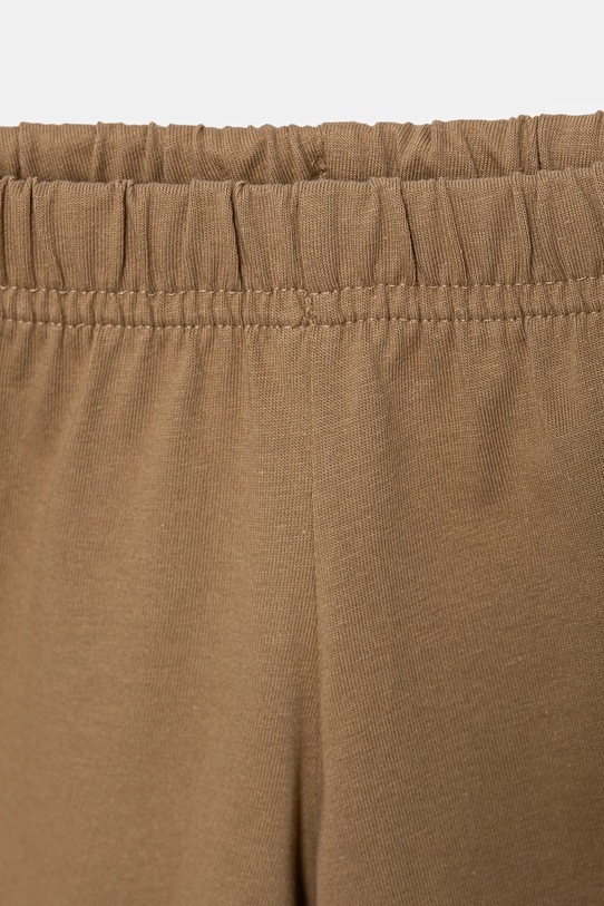adidas Originals komplet bawełniany dziecięcy brązowy JY4981