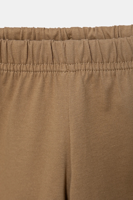 adidas Originals komplet bawełniany dziecięcy brązowy JY4981