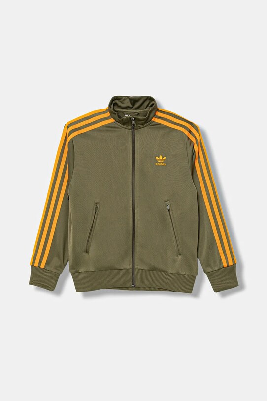 adidas Originals bluză copii imprimeu verde JZ4086