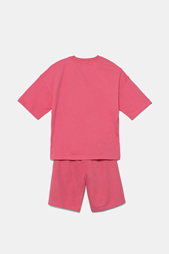 Pamučna dječja trenirka adidas Originals KA0222 roza AW25