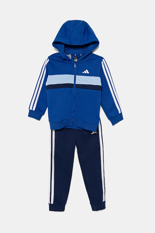 Detská tepláková súprava adidas pletenina tmavomodrá KC6004