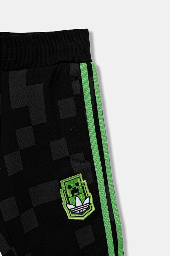 Детский хлопковый спортивный костюм adidas Originals чёрный KD9823