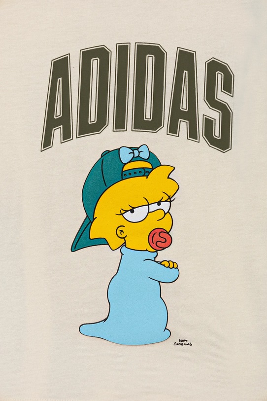 Deklice Otroški bombažen komplet adidas JL9174 zelena