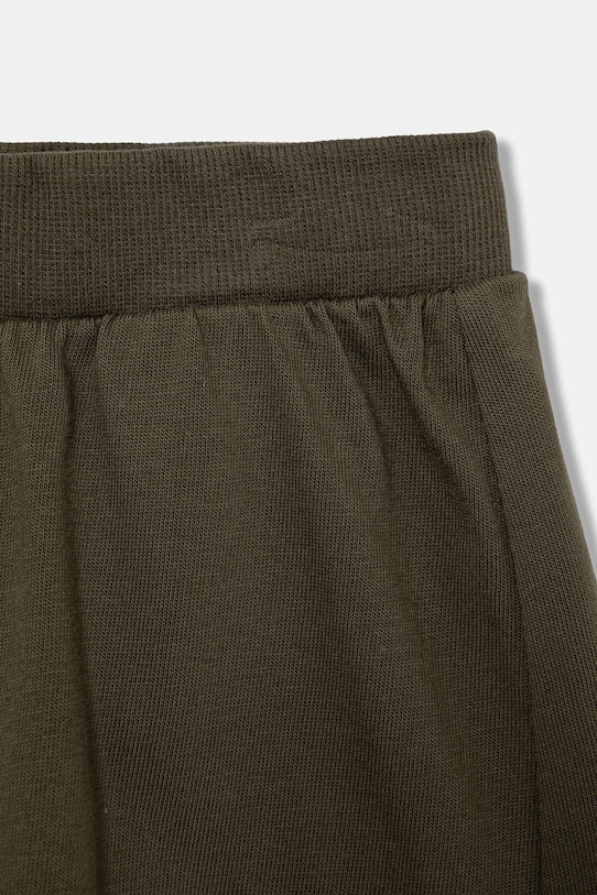 Дитячий бавовняний комплект adidas зелений JL9174