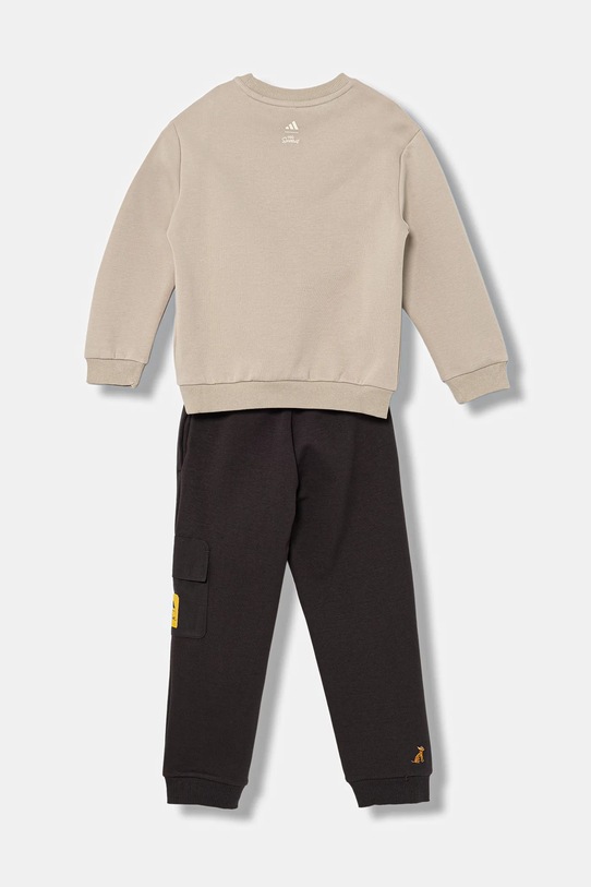 Otroška trenirka adidas JL9197 rjava AW25