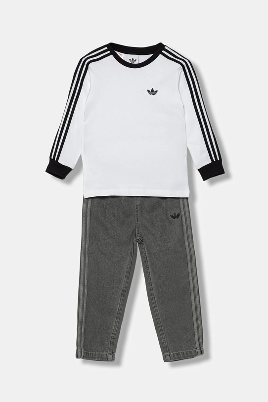 adidas Originals komplet niemowlęcy bawełna biały JW5312
