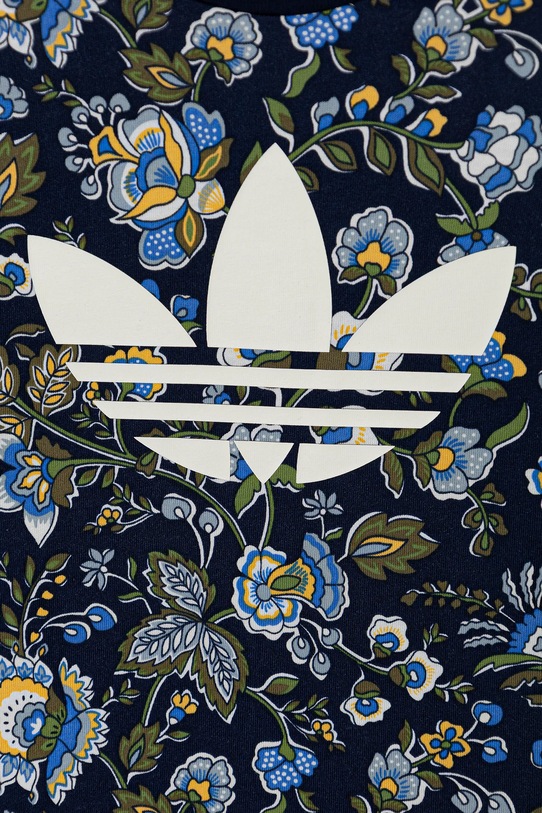 Детски памучен комплект adidas Originals тъмносин JY3017