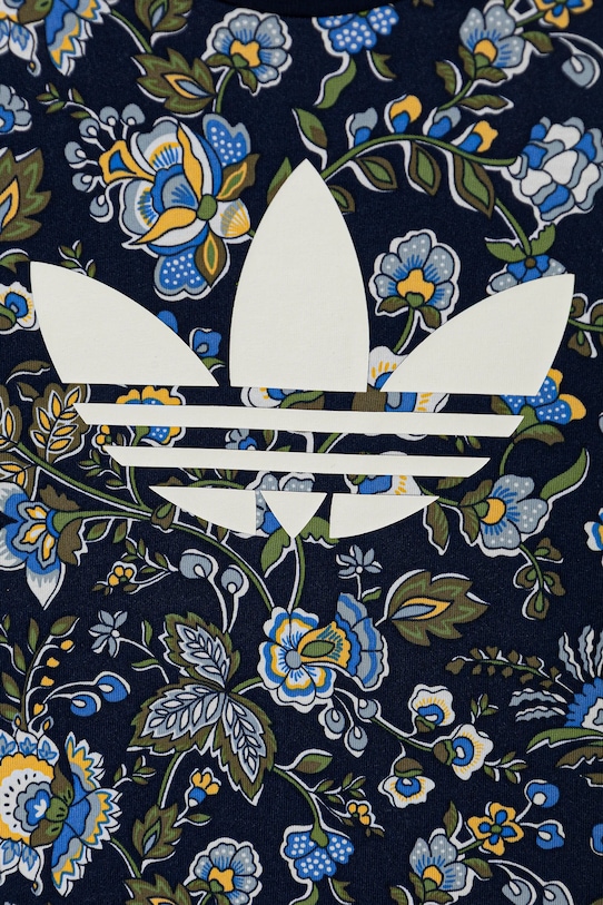 Dětská bavlněná souprava adidas Originals námořnická modř JY3017