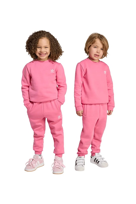 Παιδική φόρμα adidas Originals απλικέ ροζ JY4880