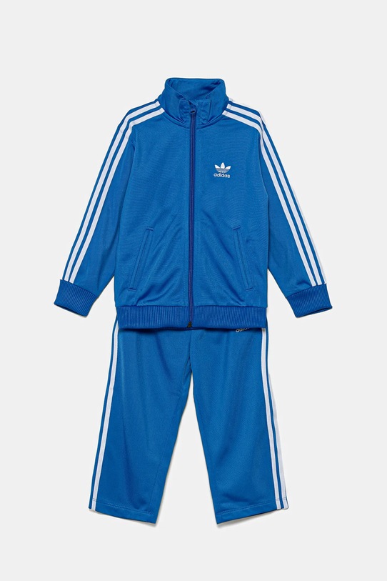 Dječja trenirka adidas Originals natpis plava IX5207