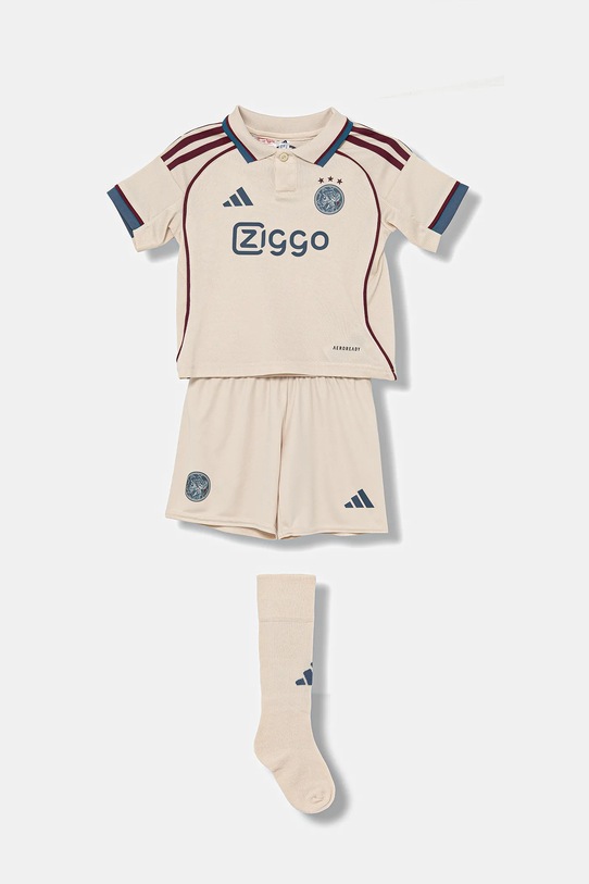 adidas Performance komplet dziecięcy AFC dzianina beżowy JI9573