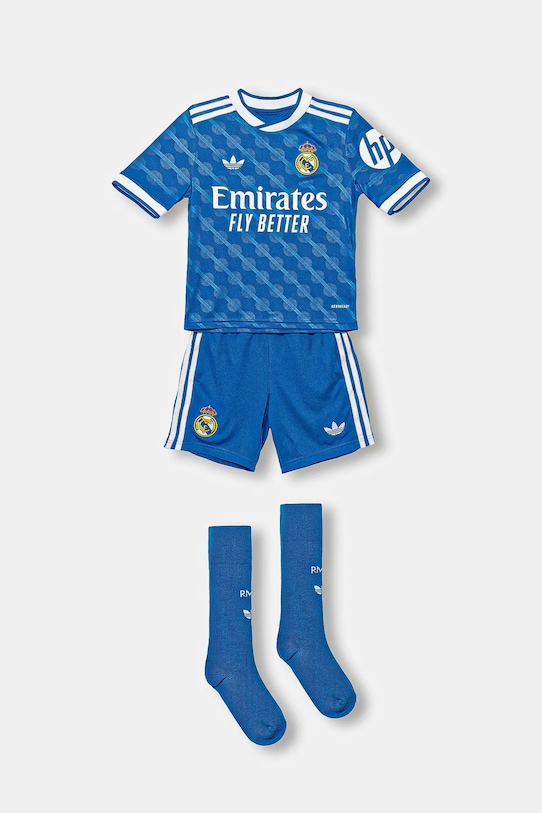 adidas Performance komplet dziecięcy REAL MADRID wzorzyste niebieski JP3931