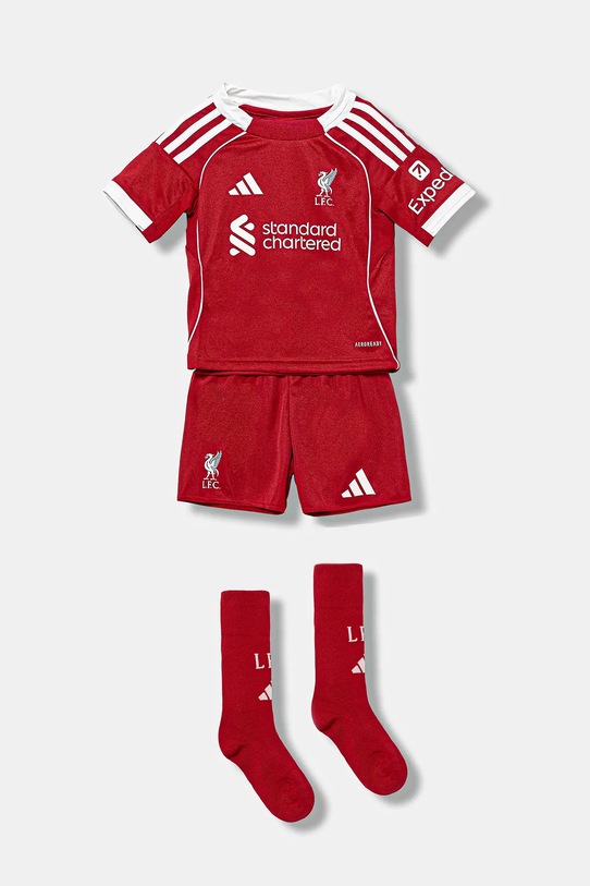 adidas Performance komplet dziecięcy LFC 2-pack wzorzyste czerwony JV6442
