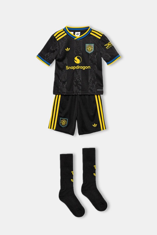 adidas Performance komplet dziecięcy Manchester United aplikacja czarny KD4229