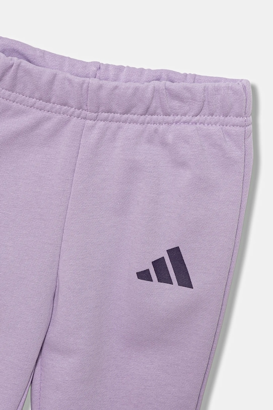 Detská tepláková súprava adidas fialová JW2463