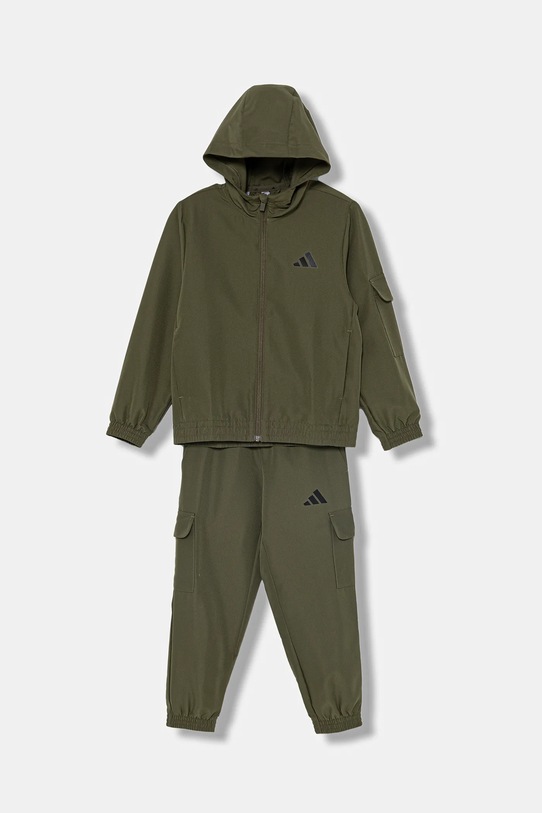 Dětská tepláková souprava adidas 2-pack JX0203 zelená AW25