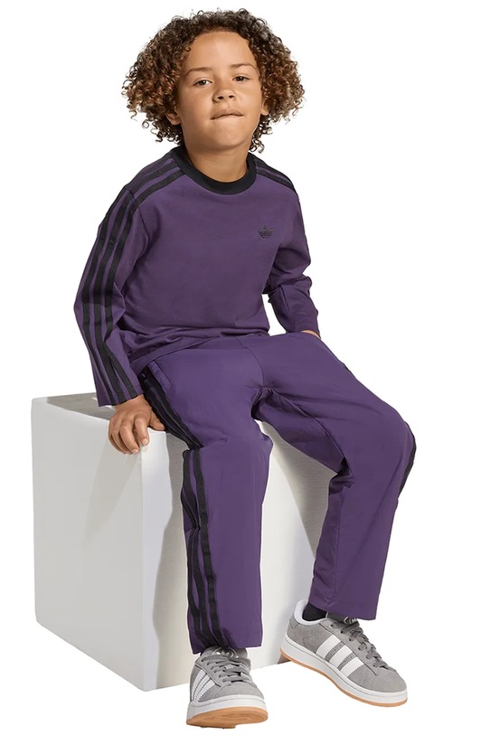 Παιδική φόρμα adidas Originals JX0549 μωβ