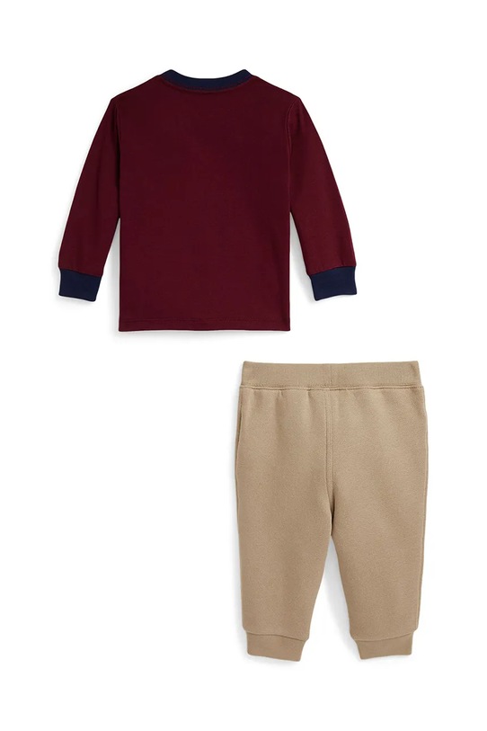 Βρεφική φόρμα Polo Ralph Lauren 320980929001 μπορντό AW25