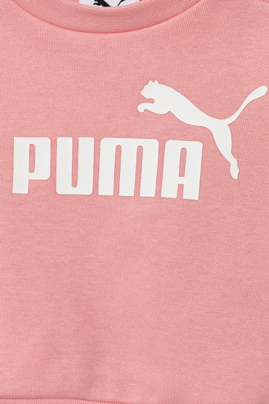 Puma dres niemowlęcy MINICATS ESS Crew Set FL INF różowy 686280