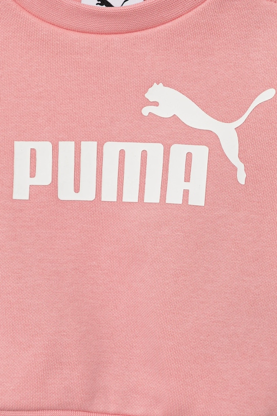 Puma dres niemowlęcy MINICATS ESS Crew Set FL INF różowy 686280