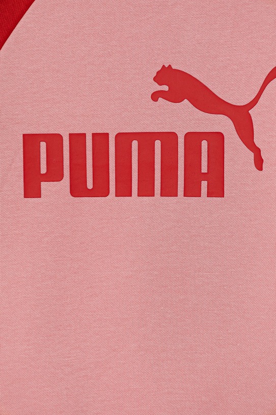 Детски анцуг Puma MINICATS ESS Raglan Crew Set FL INF розов 686281