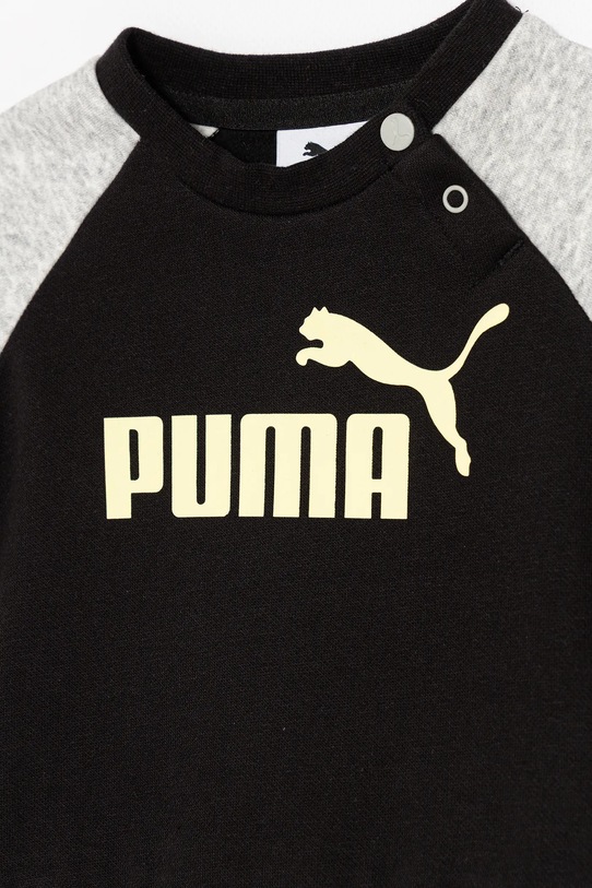 Puma dres dziecięcy MINICATS ESS Raglan Crew Set FL INF 686281 czarny