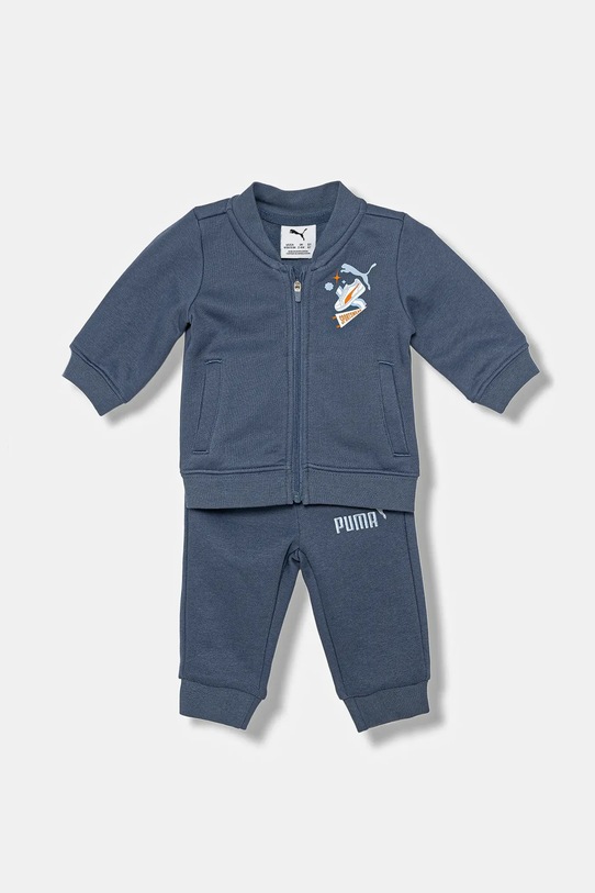 Puma dres dziecięcy MINICATS Full-Zip Set FL INF dzianina niebieski 689732