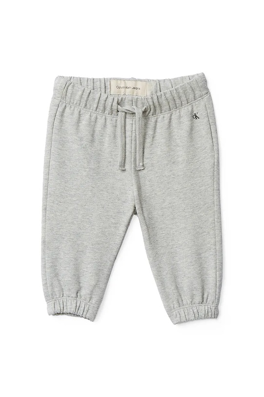 Дитячі спортивні штани Calvin Klein Jeans з еластаном сірий IN0IN00330.9BYA