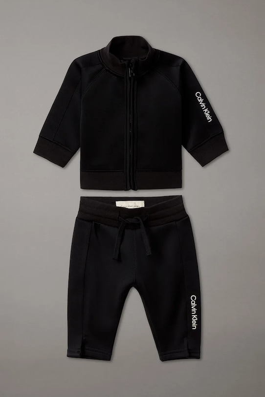 Calvin Klein Jeans dres niemowlęcy dzianina czarny IN0IN00331.9BYA