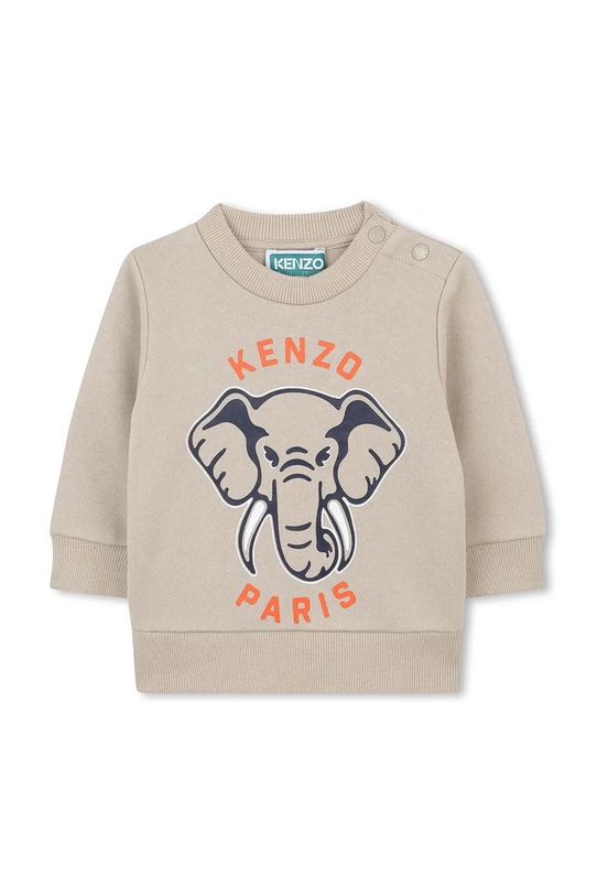 Dječaci Dječja pamučna trenirka Kenzo Kids K61502.86.102 bež