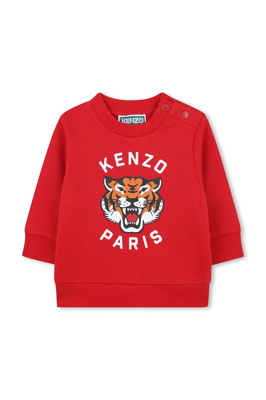 Chłopiec Kenzo Kids dres bawełniany dziecięcy K61502.86.102 czerwony