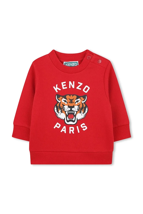 Chłopiec Kenzo Kids dres bawełniany dziecięcy K61502.86.102 czerwony
