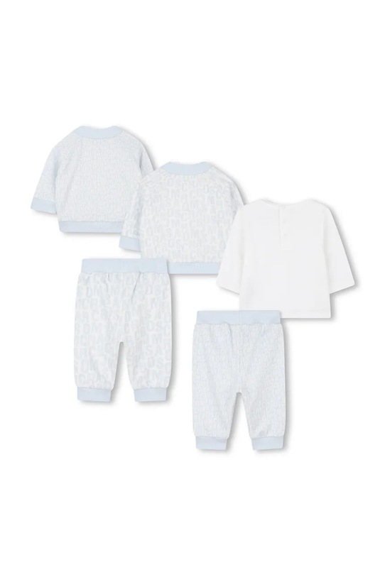 Marc Jacobs komplet bawełniany dwustronny niemowlęcy W60660.86.94 niebieski AW25