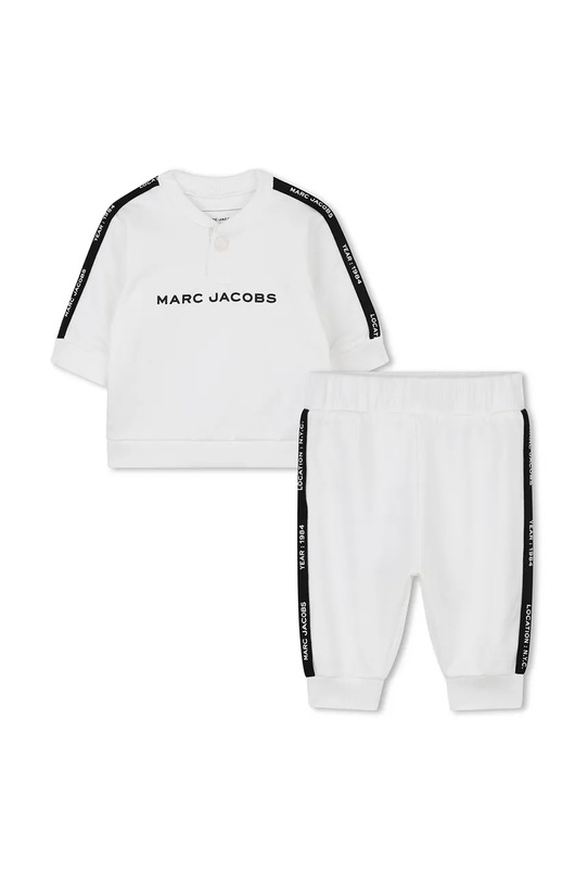 Marc Jacobs dres bawełniany niemowlęcy nadruk beżowy W60663.86.94