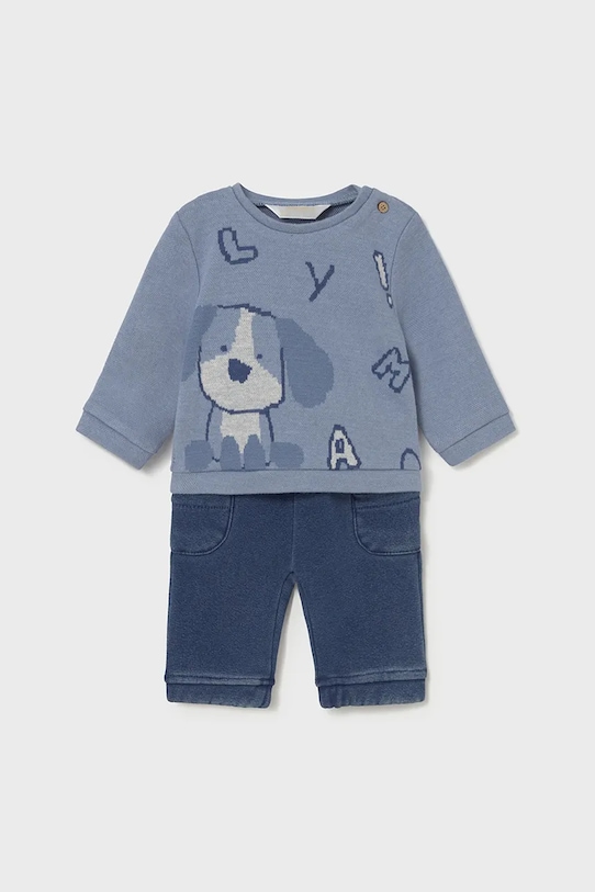 Комплект за бебета Mayoral Newborn памук син 2583.1Q.Newborn.9BYA