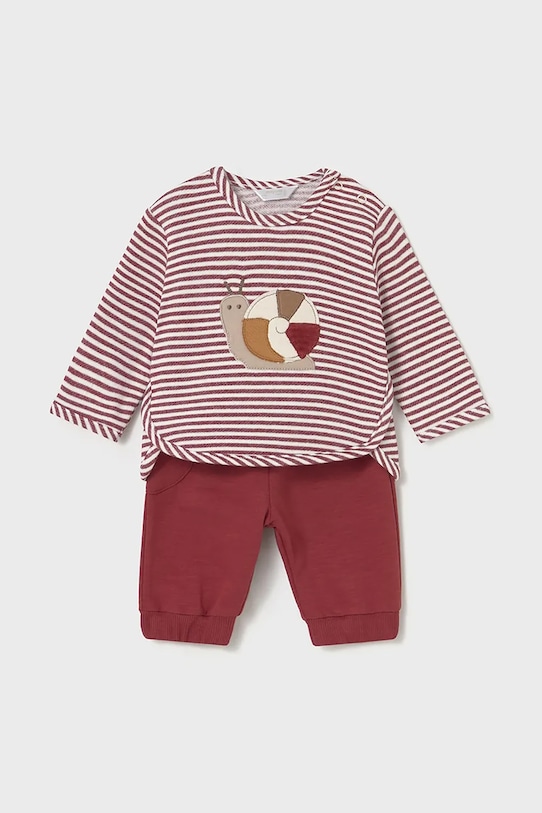 Σετ μωρού Mayoral Newborn 2621.1G.Newborn.9BYA μπορντό AW25