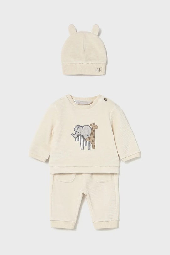 Βρεφική φόρμα Mayoral Newborn βαμβάκι μπεζ 2624.1G.Newborn.9BYA