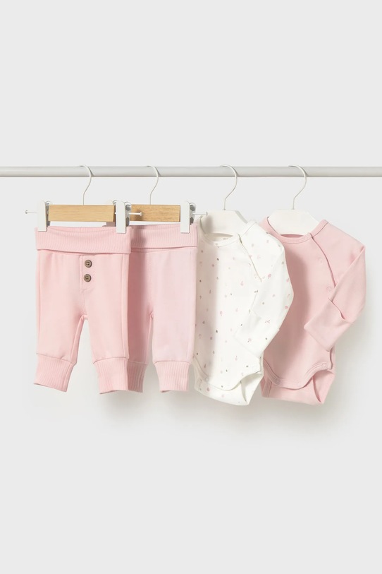 Sada pre bábätká Mayoral Newborn jednofarebný ružová 2638.1A.Newborn.9BYA