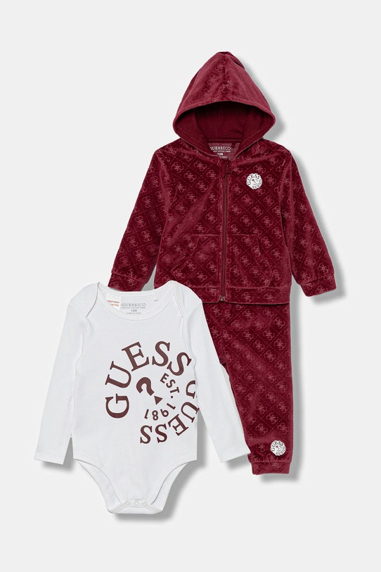 Sada pre bábätká Guess 3-pak látka burgundské H5BW02.KAVN4.9BYA