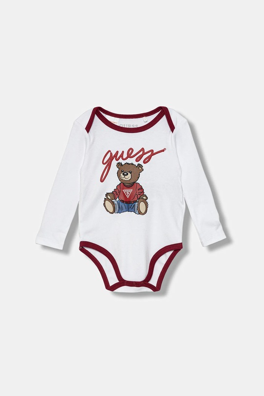 Chłopiec Guess dres niemowlęcy 3-pack H5BW07.KAVN4.9BYA bordowy