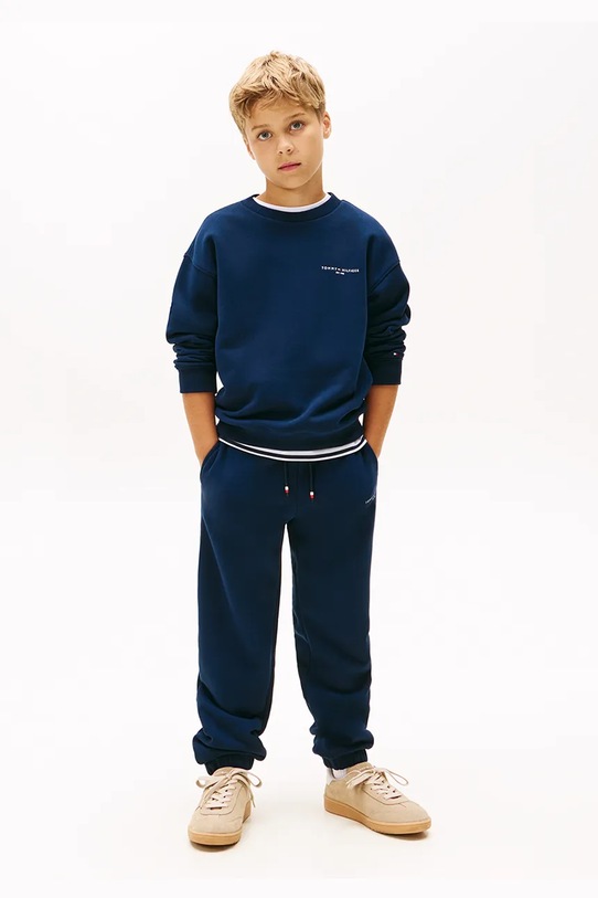 Детский спортивный костюм Tommy Hilfiger тёмно-синий KS0KS00664.128.176.9BYA