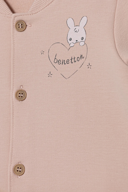 Cпортивний костюм для немовлят United Colors of Benetton 3MDSAK017.W.seasonal рожевий