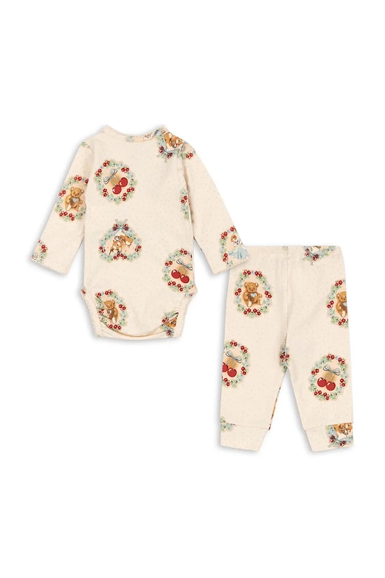 Komplet za bebe Konges Sløjd BASIC NEWBORN SET GOTS KS104216.9BYA bež AW25