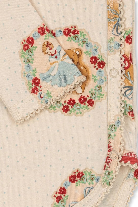 Konges Sløjd komplet niemowlęcy BASIC NEWBORN SET GOTS beżowy KS104216.9BYA